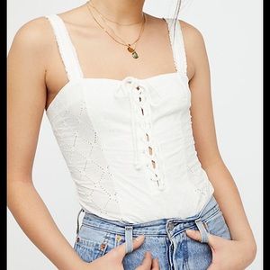 Free People Make Me Up Bodysuit